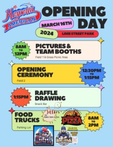 Hesperia American Little League Opening Day Flyer