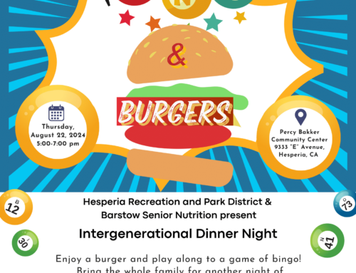 August Intergenerational Dinner!