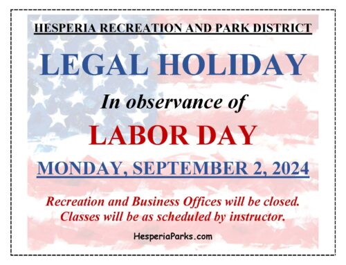 CLOSED- Labor Day