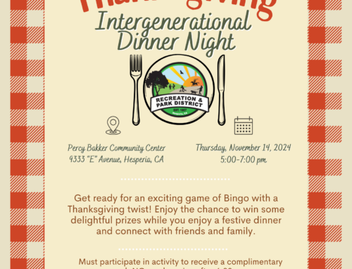 Thanksgiving Intergenerational Dinner