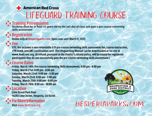 2025 Lifeguard Training Course